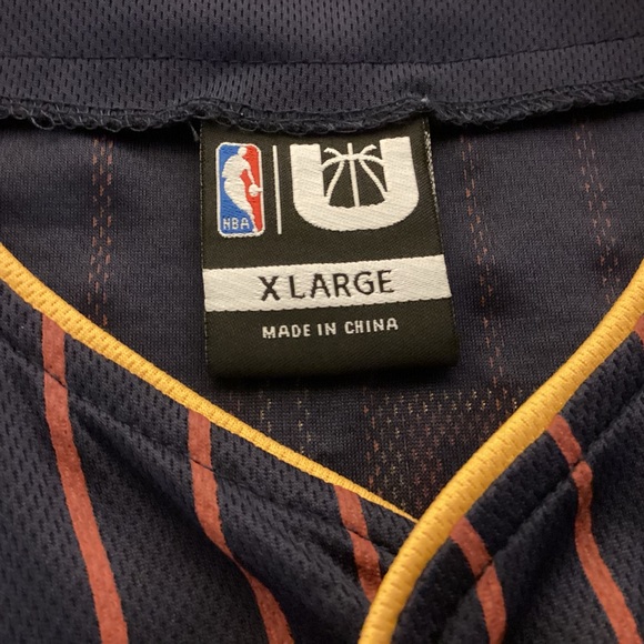 NBA Cleveland Cavaliers pinstriped Button down jersey mens size XL - Picture 7 of 11